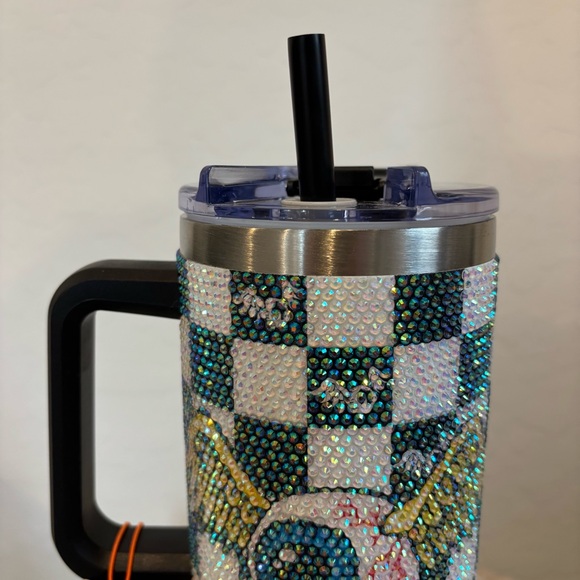 Von Dutch eyeball logo crystallized tumbler cup - Picture 2 of 10